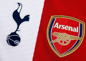 Tottenham and Arsenal badges