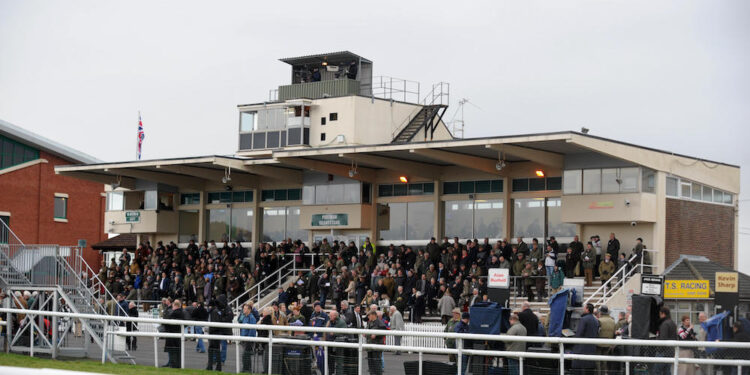 Grandstand at Taunton Racecourse