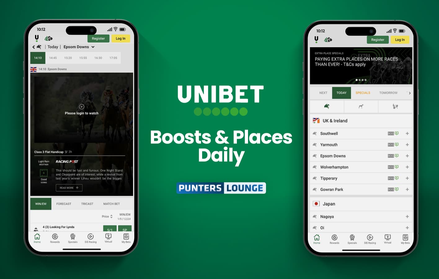 An image of Unibet Horse Racing Betting App