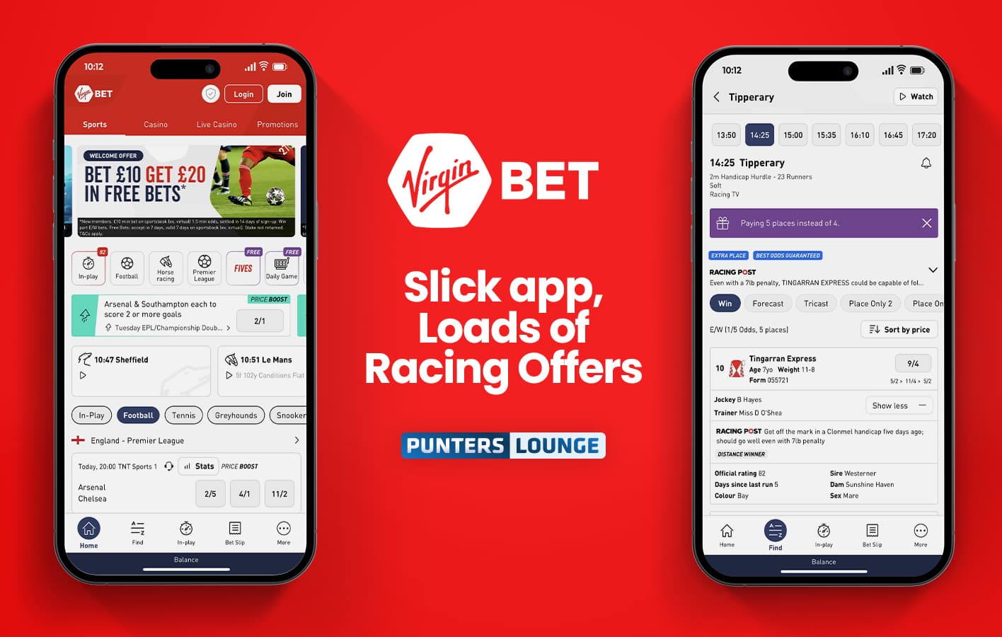 An image of Virgin Bet Horse Racing Betting App