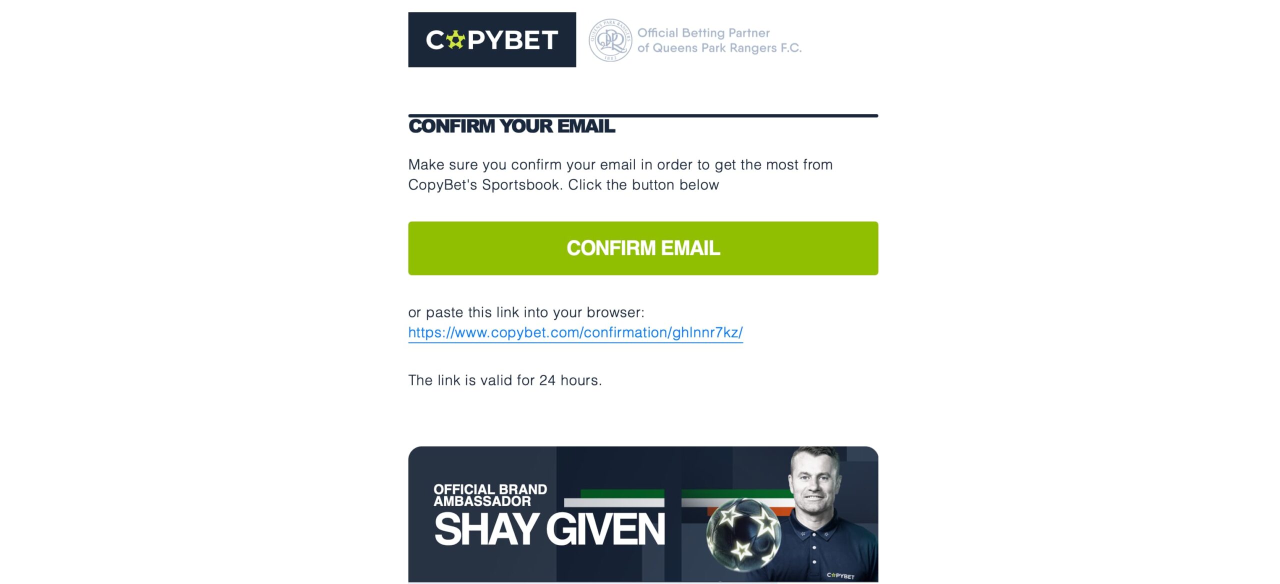 Confirm Your Email Address