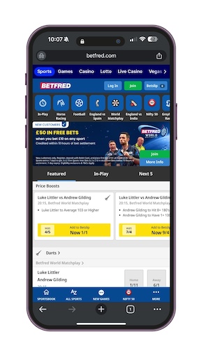 betfred mobile home page - paypal betting sites