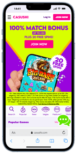 Casushi Casino Review - Getting Started