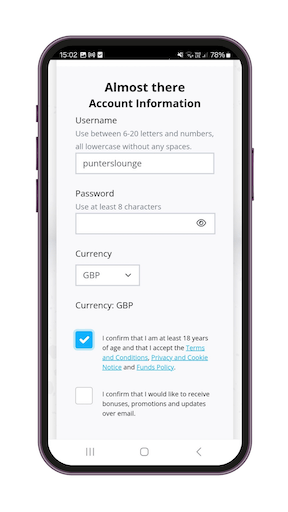 barz-casino-account-details Barz Casino Review - Account Details