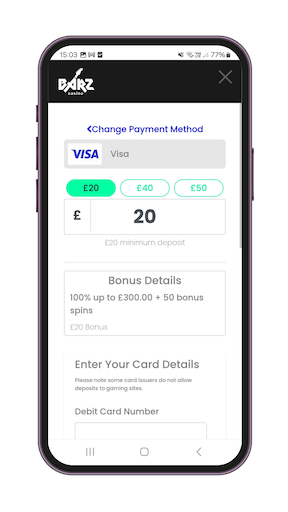 barz-casino-deposit Barz Casino Review - Make a deposit