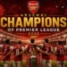 Arsenal won premier league